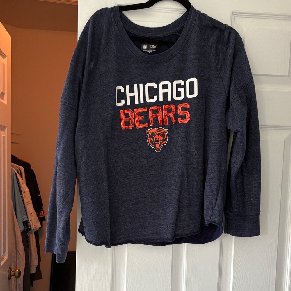 Chicago Bears Women’s Navy Blue Long Sleeve Shirt